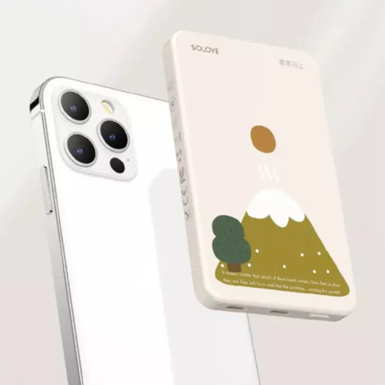 W9 5000mAh Phone Power Bank 15W Magnetic Wireless Charger Phone Battery Pack