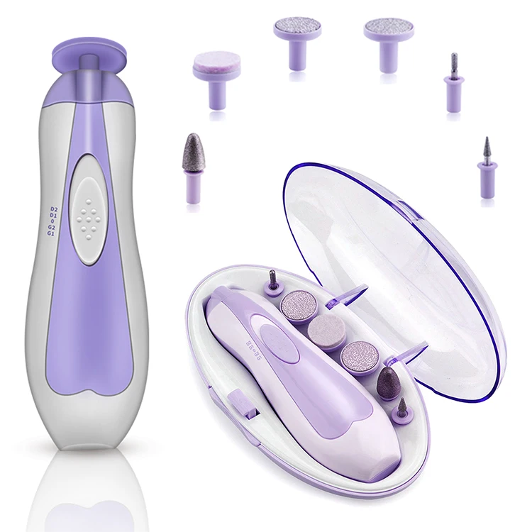 Высококачественный перезаряжаемый аппарат для ухода за ногтями автоматический Электрический детский триммер ногтей Набор маникюра и