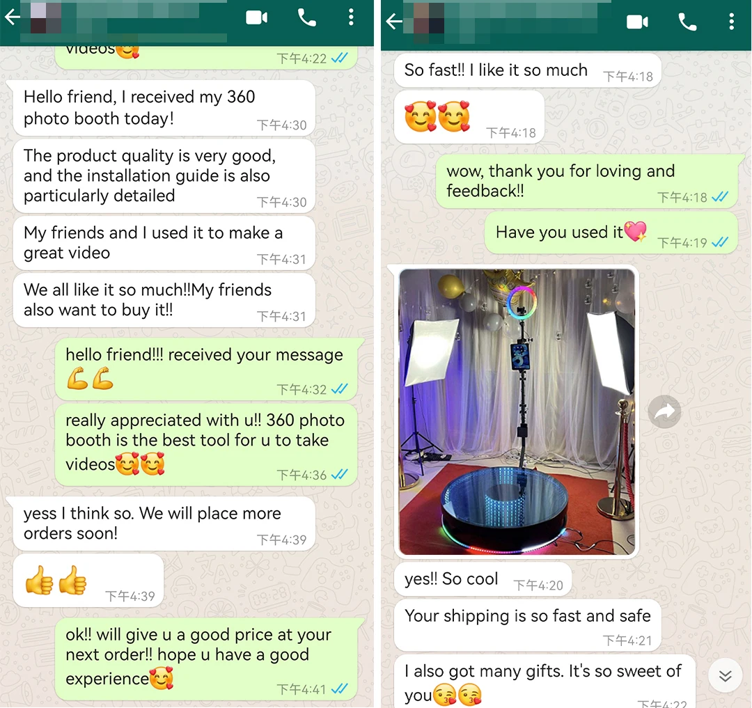 Dropshipping 1-6 people 360 degree metal photo booth 100cm camera photobooth automatic spinner machine for party and events