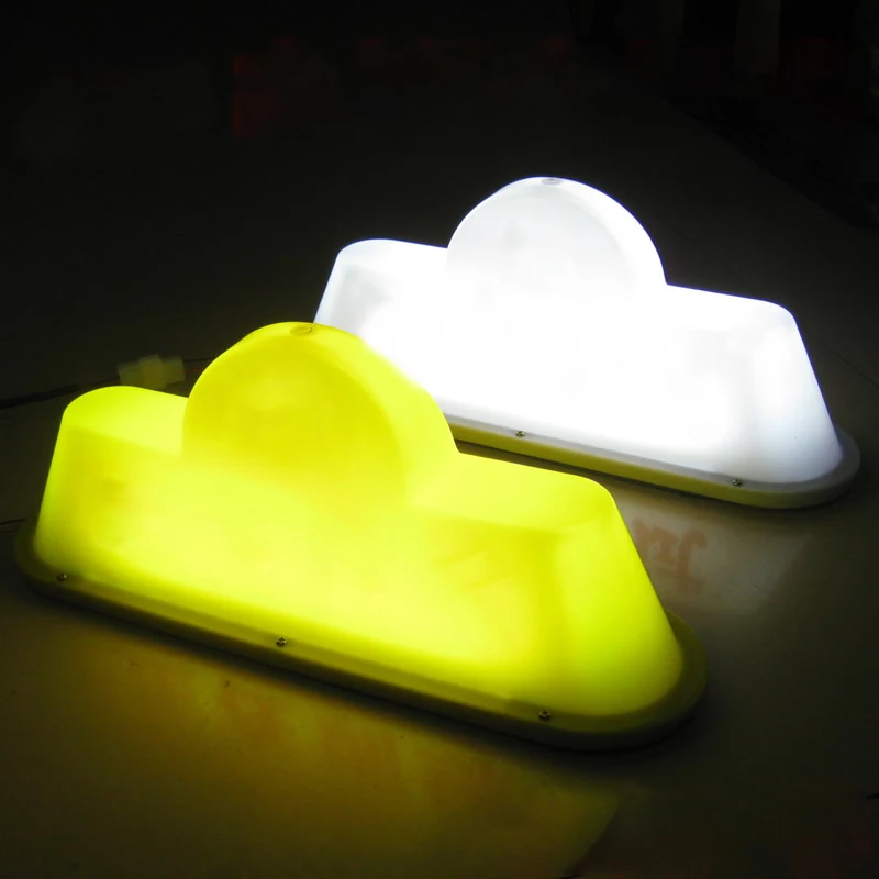 DC 12V Taxi Sign Roof Light Top Sign Light Taxi Top Lamp Box with magnetic