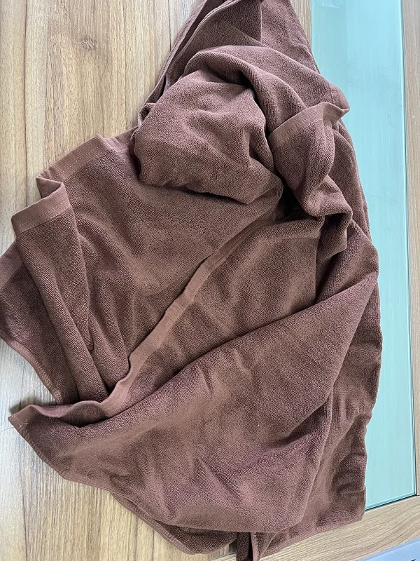 Pure coton towel yarn 21s/2 solid color for hotel or spa