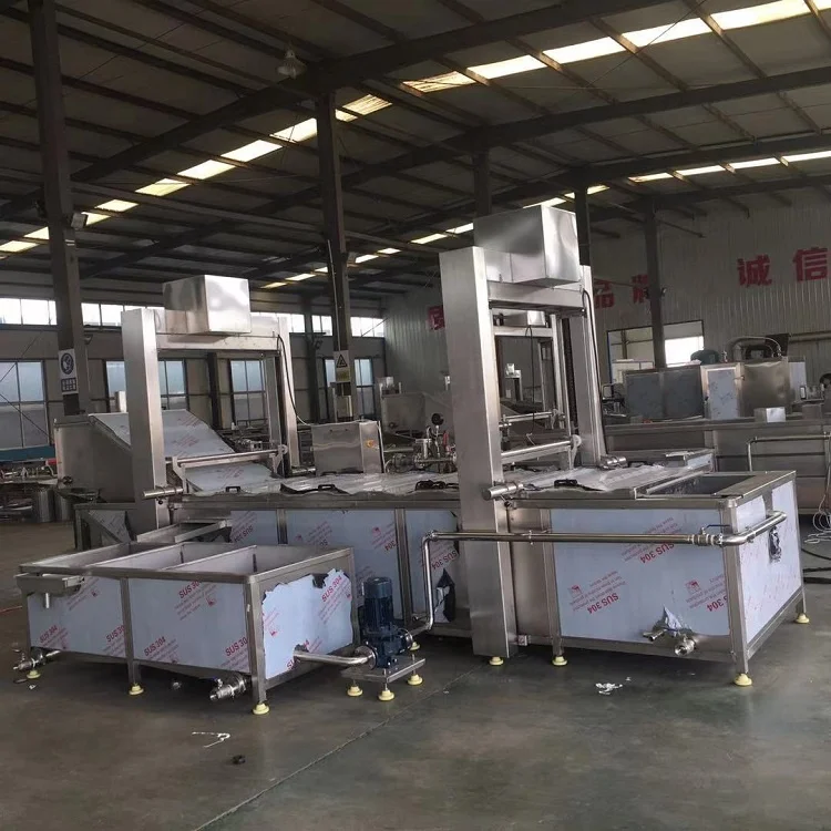 High efficiency chips potatoes cooking machine vegetable blanching potato cooking machine