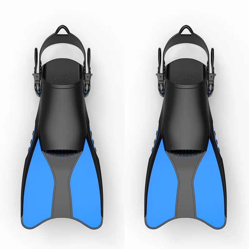 Custom Season Sale Diving Long Fins Adjustable Snorkeling Diver Flippers Deep Sea Scuba Diving Fins
