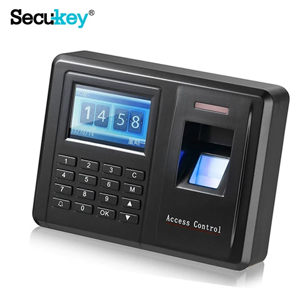 Secukey Fingerprint time attendance with RFID Internet  system pin code access control
