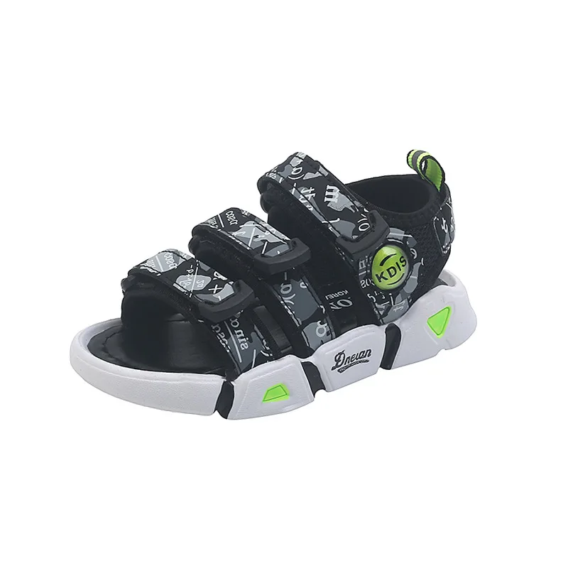 
fashion new soft thick sole summer prewalker open toe beach chunky strappy sandals for kids 