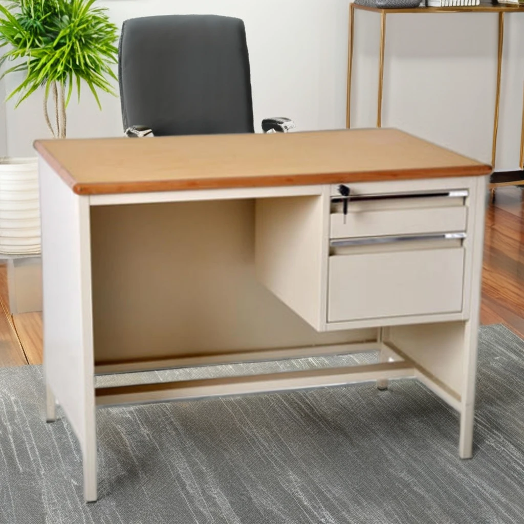 Design Office Desk Executive Computer Table in Metal High Quality Modern for Home Iron Antique Office Furniture 25mm Table Top