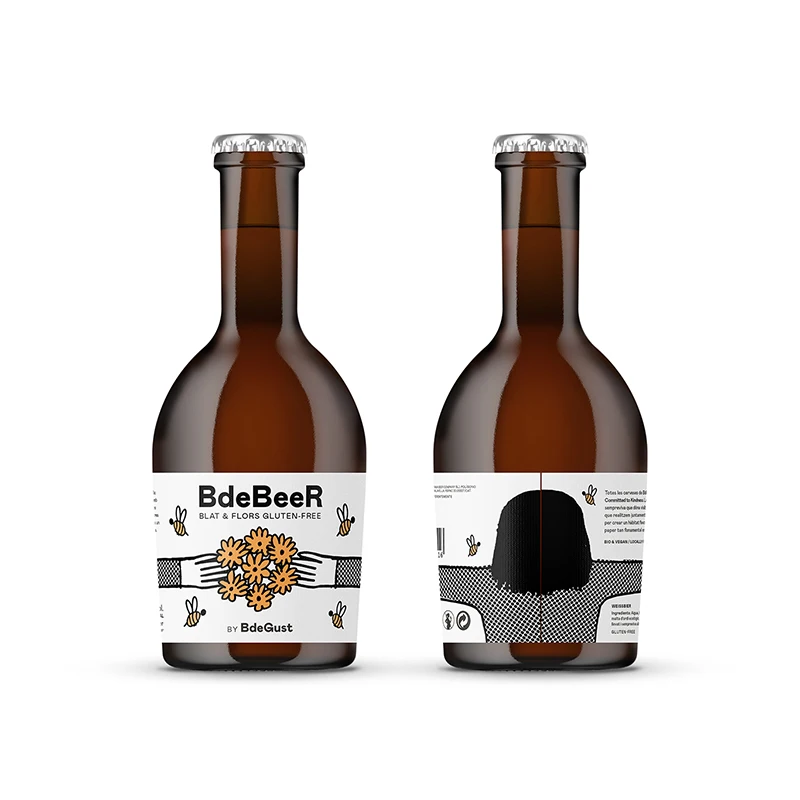 BdeBeer Organic Weissbier. alcoholic beverage liquid making plant brewing supplier craft beer. Eco friendly. Socially committed