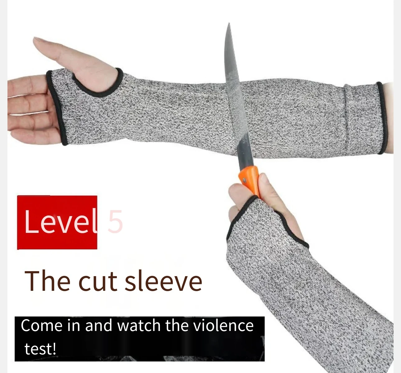 Level 5 safety protection of anti cutting arm HPPE Wrist guard