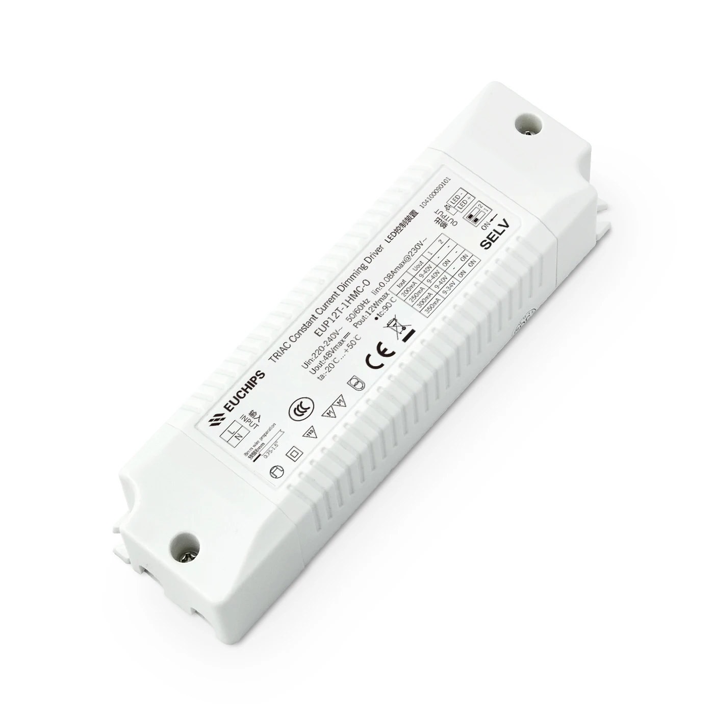 EUCHIPS Original 10W 12W 15W 20W 30W 45W 60W LED Dimmable triac driver