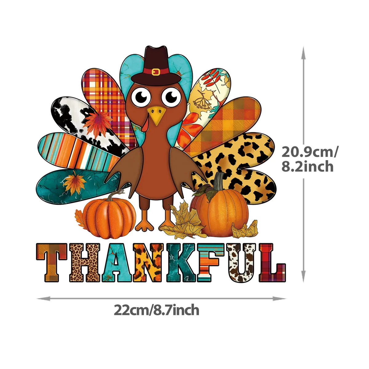 New Design Thanksgiving Screen Print Transfers Plastisol Ink Ready to Press Heat Transfer Designs Iron on Transfer for Clothes
