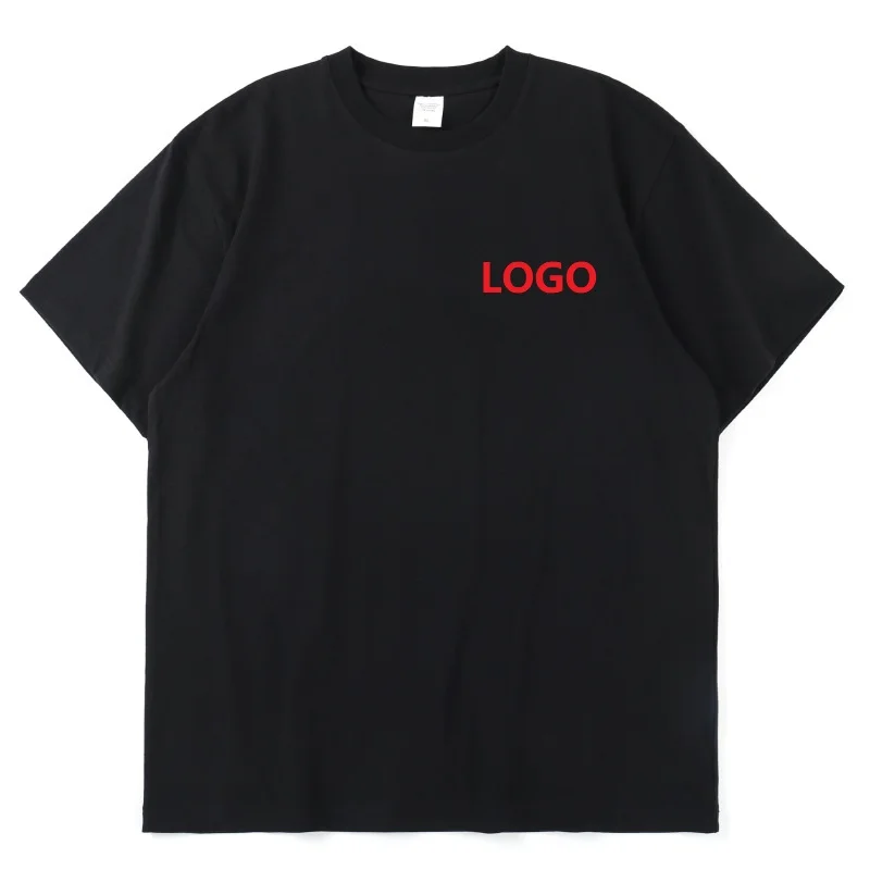 TOPKO High Quality Streetwear Oversized Men T-shirt Print Plain Cotton Vintage Graphic Printing Men Tshirt