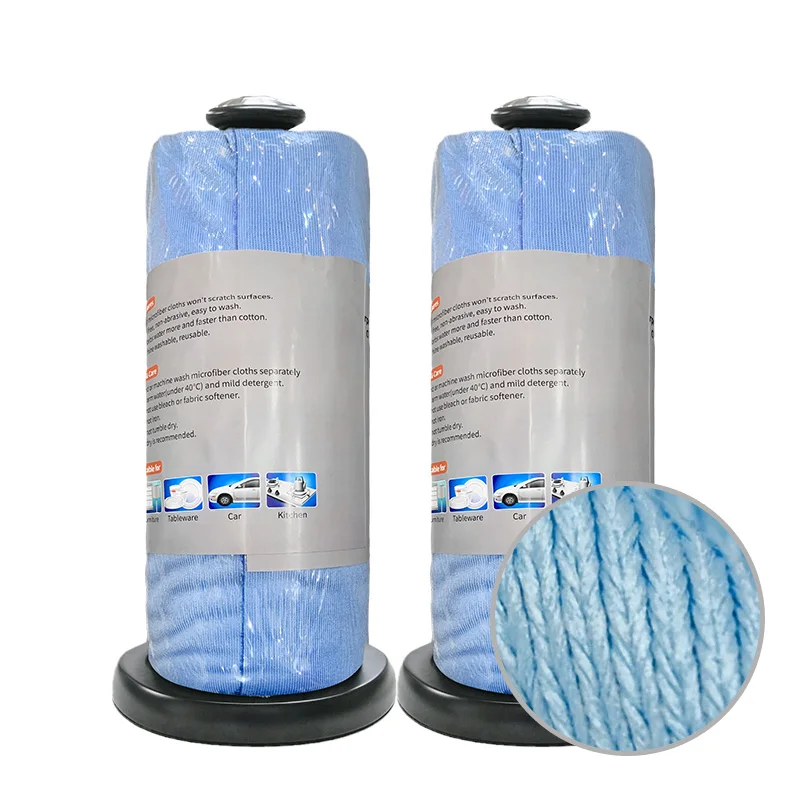 Quick Dry Strong Absorption Microfiber kitchen towel dish towels Cleaning Cloths Roll Rags
