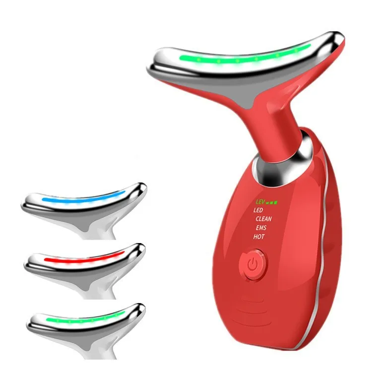 LANCHENG Crossing Explosion Model Home Beauty Neck Instrument Photon Skin Rejuvenation Face Import Massage Instrument