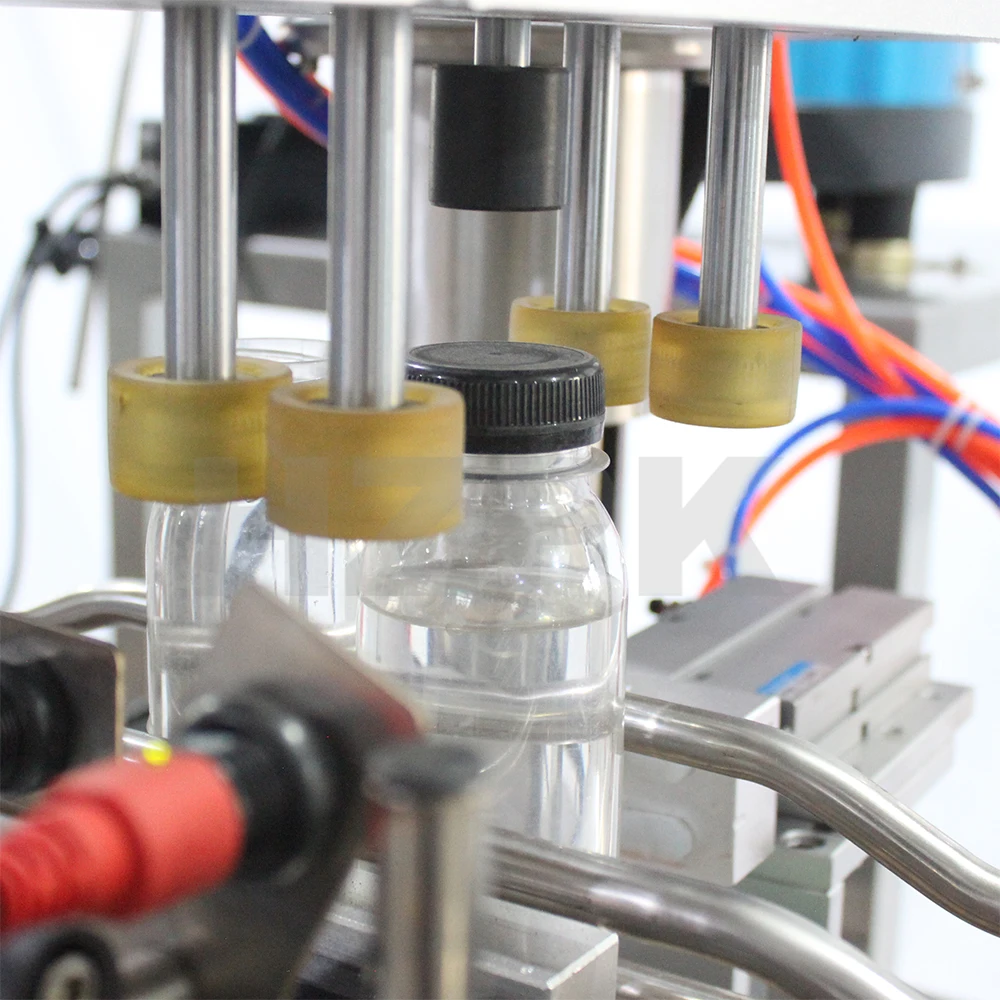HZPK Automatic Customized Linear ropp Duckbill Screw Capping Machine For Bottle cap