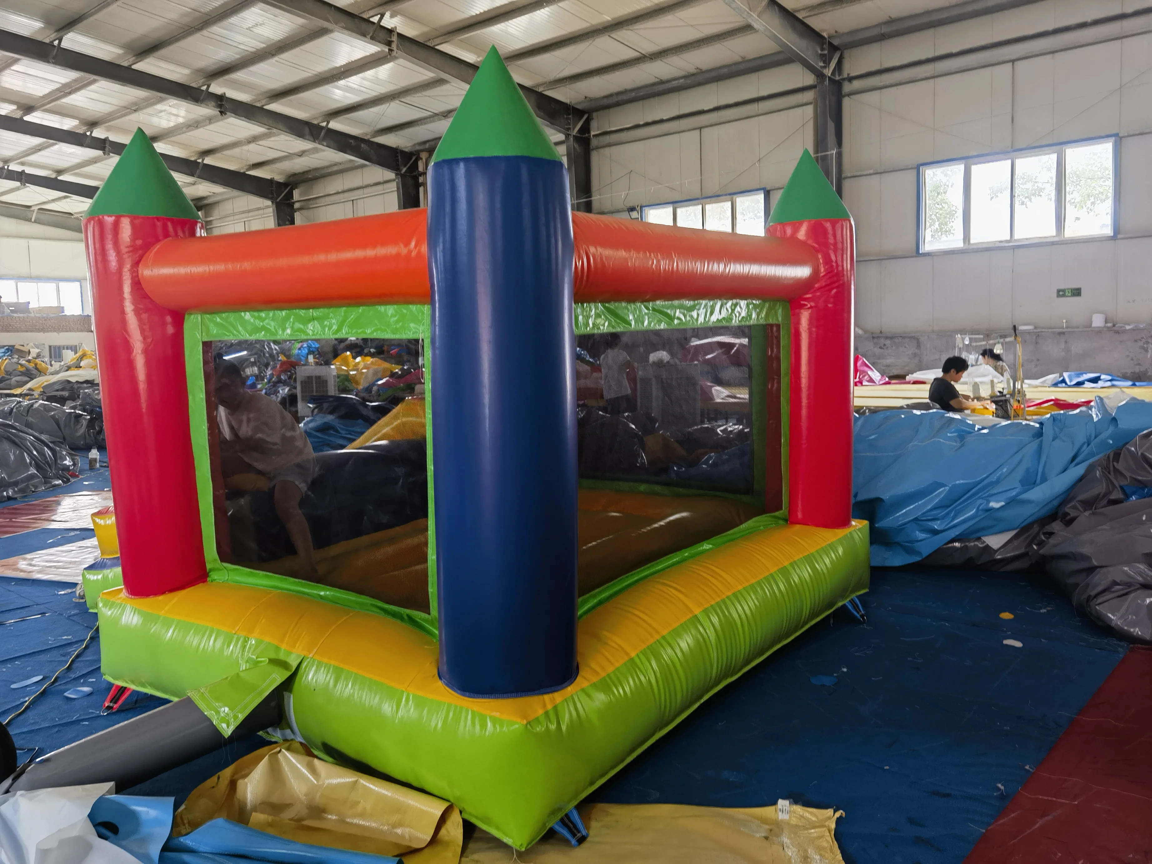 3mx4m Inflatable Jumper Bounce House Teenagers School Party Jumping Inflatable Castle with Slide