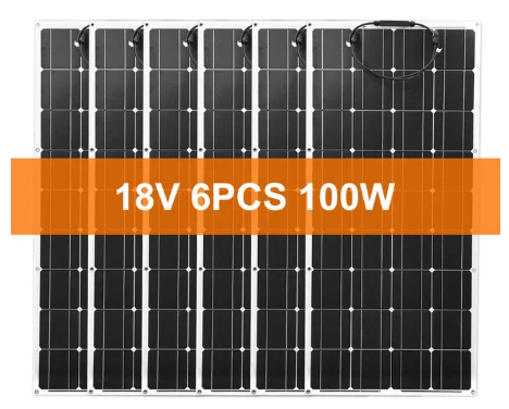 Солнечная панель Dokio 6 шт. 12 В 100 Вт для автомобиля аккумулятора лодки дома 200 300 500 600