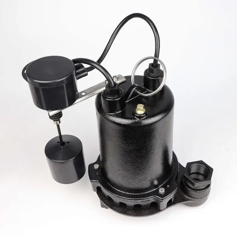 1hp Heavy Duty Cast Iron Construction Electrical Submersible Suction Pump