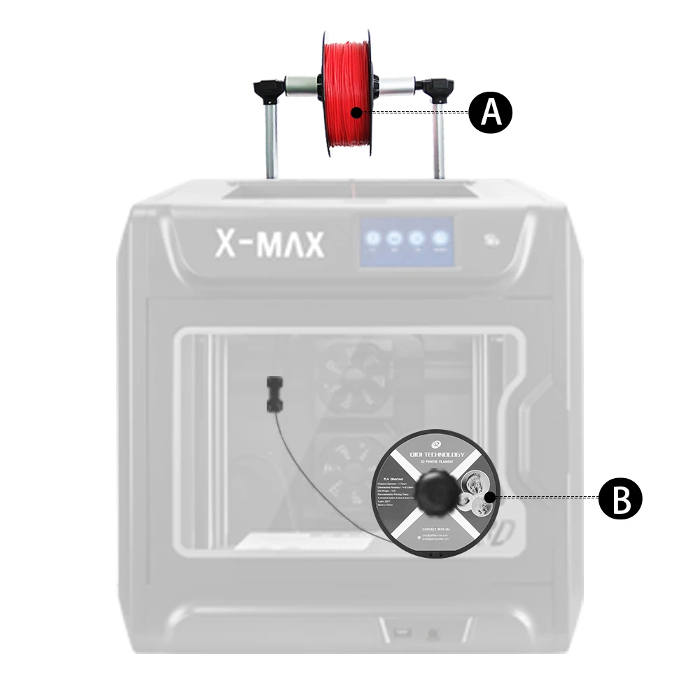 
QIDI TECH Large Size Intelligent Industrial Grade 3D Printer New Model:X-max,5 Inch Touchscreen,WiFi Function,High Precision 