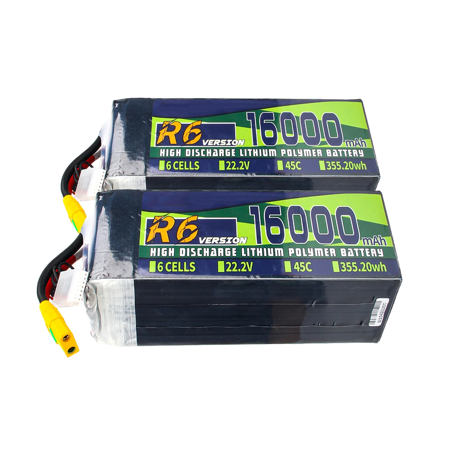 LiPo RC Battery 6S 16000mAh 22.2V 45C With XT90 Plug for Airplane Helicopter T20 T40 e88 drone battery