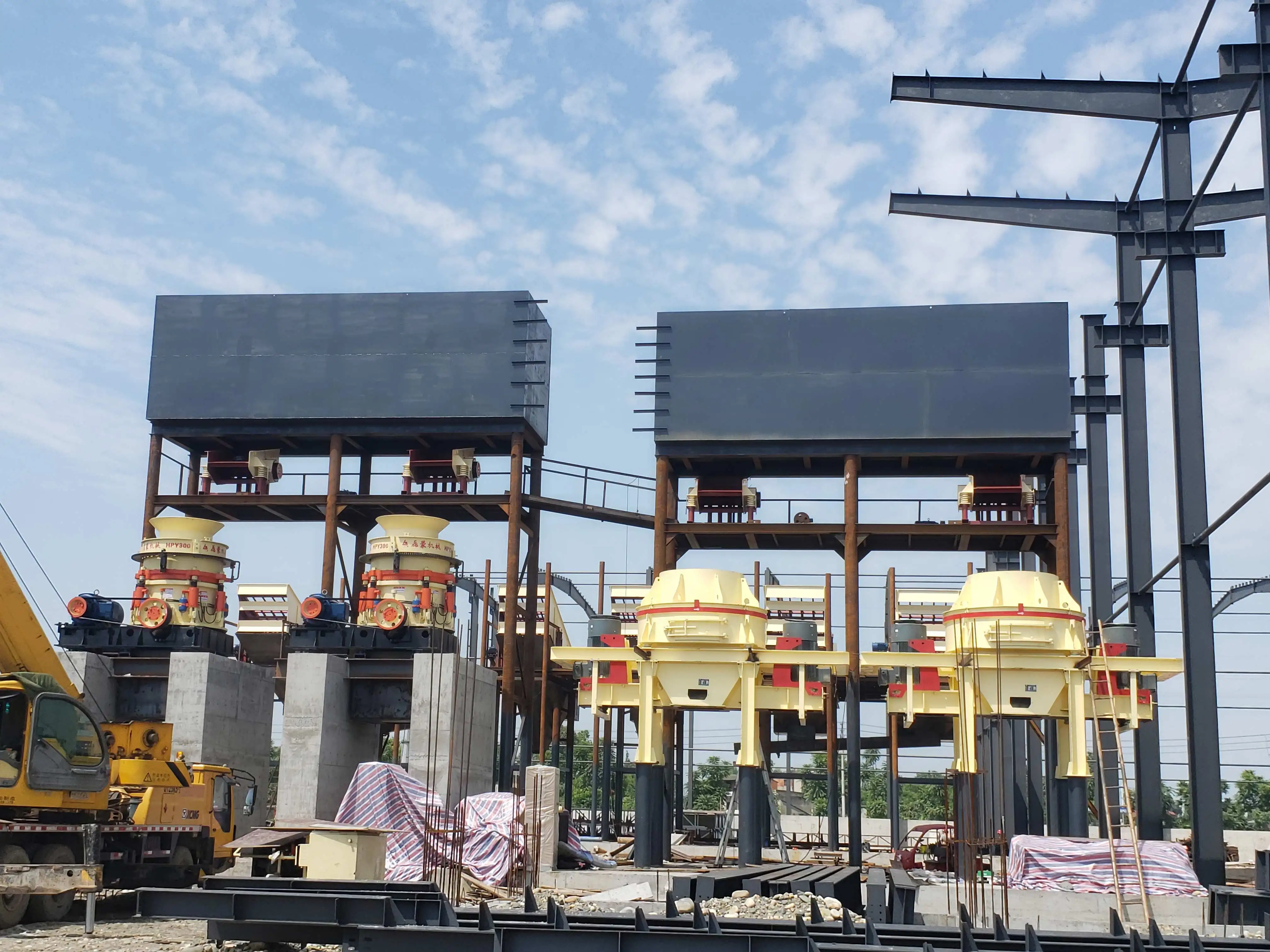 Easy operate River stone vertical shaft impact sand making machine crusher for brick making mining machine