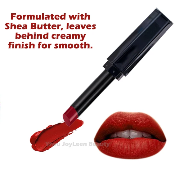 Crown Diamond Tube Lipstick Velvet Matte Luxury Long lasting Slim Vegan Red Nude Brown Purple Private Label Lipstick Cosmetics