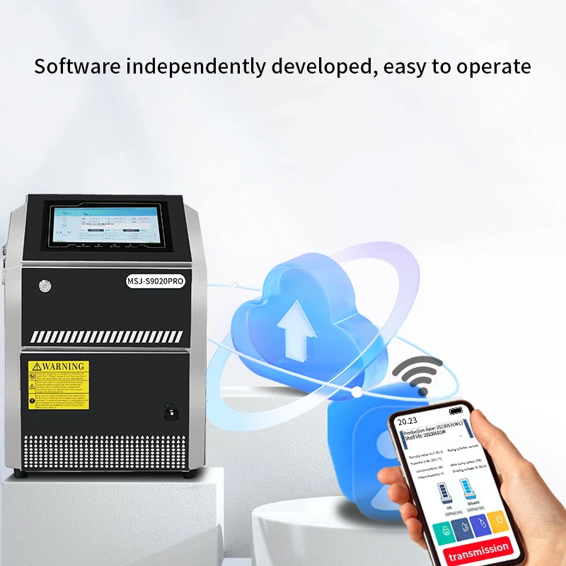 MASIJET Fully automatic flight assembly line date coding machine, unencrypted CIJ small character inkjet printer
