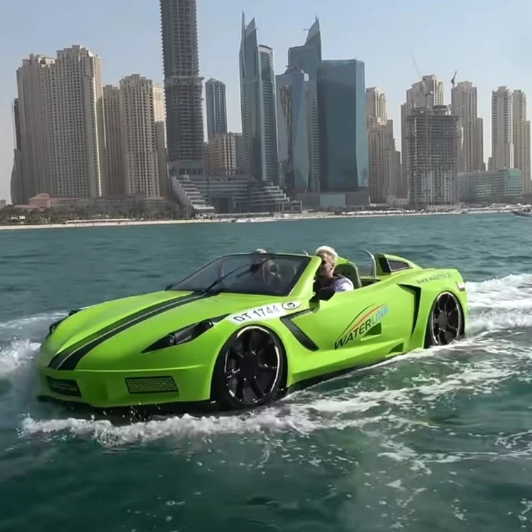 Modern Floating Jet Car Boat Watersports Jet Ski Car Boat