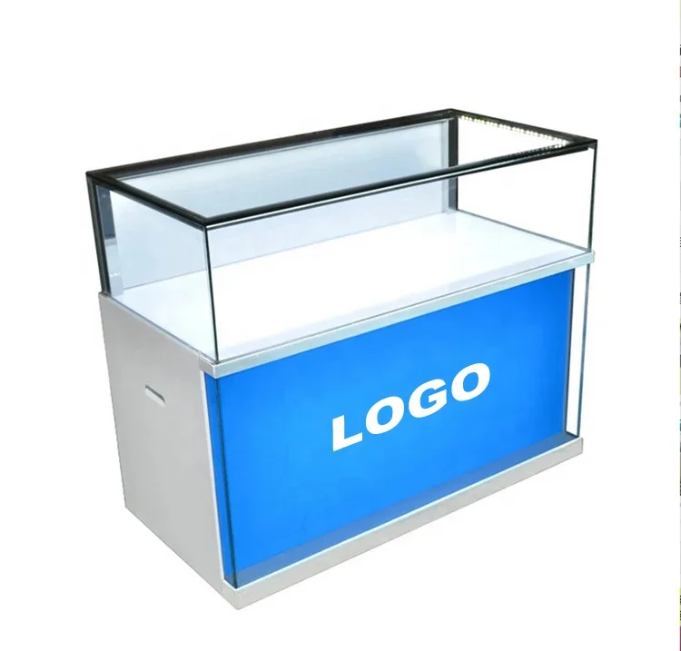 Mobile Phone Display Counter showcase Glass for