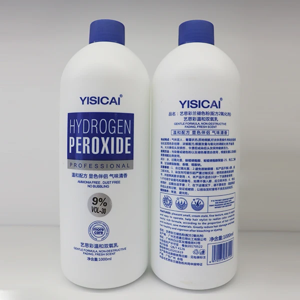 Milk Texture Profession Hair bleach developer 1000ml hair peroxide cream for Barber Shop
