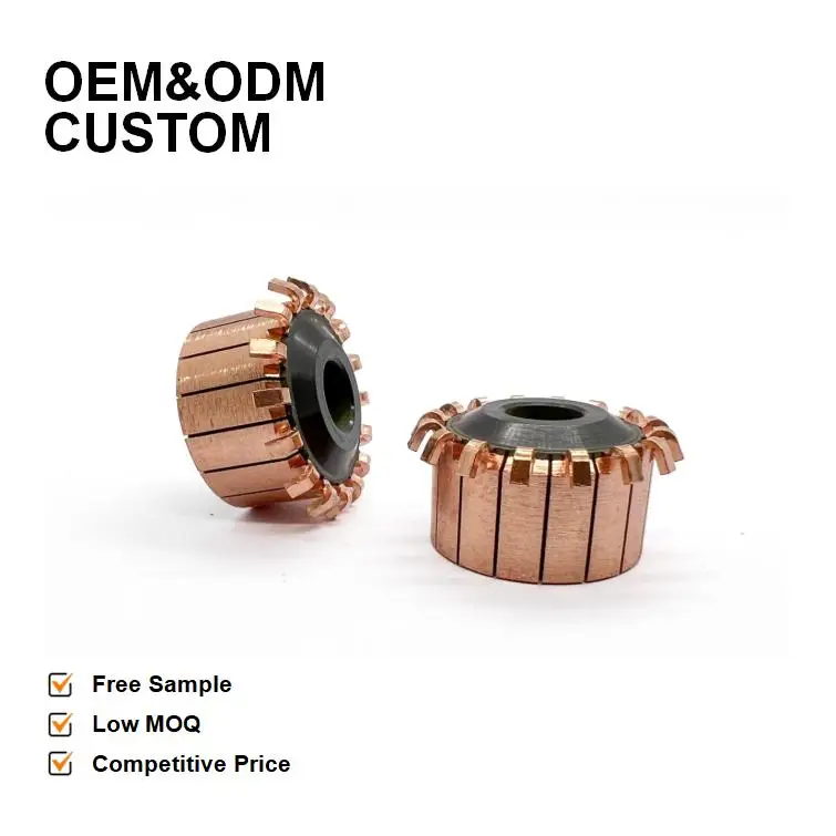OEM ODM Electric Stator Motor Rotor Segment Armature Commutator