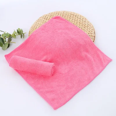 
Cheap 300g microfiber 30x30cm towel for promotion gift 