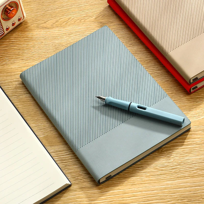 Wholesale Nice Quality Pu Leather Notebook Custom Diary Printing For Stationary Hardcover Journal Notebook
