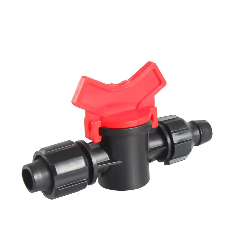 High Quality irrigation system mini ball valve connect pp pipe and dripper pipe