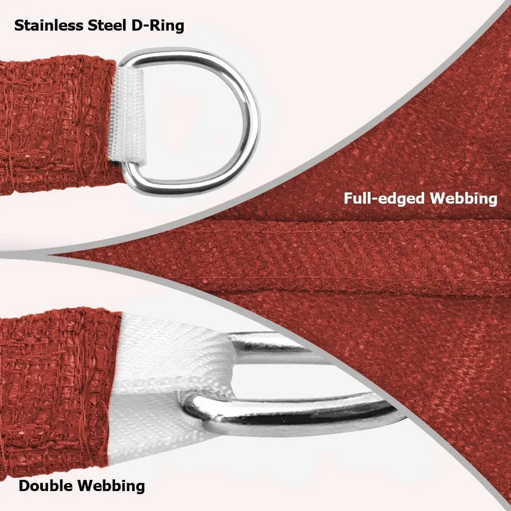 Canopy UV Block Awnings for Patio Deck Yard Backyard sun sail shade waterproof