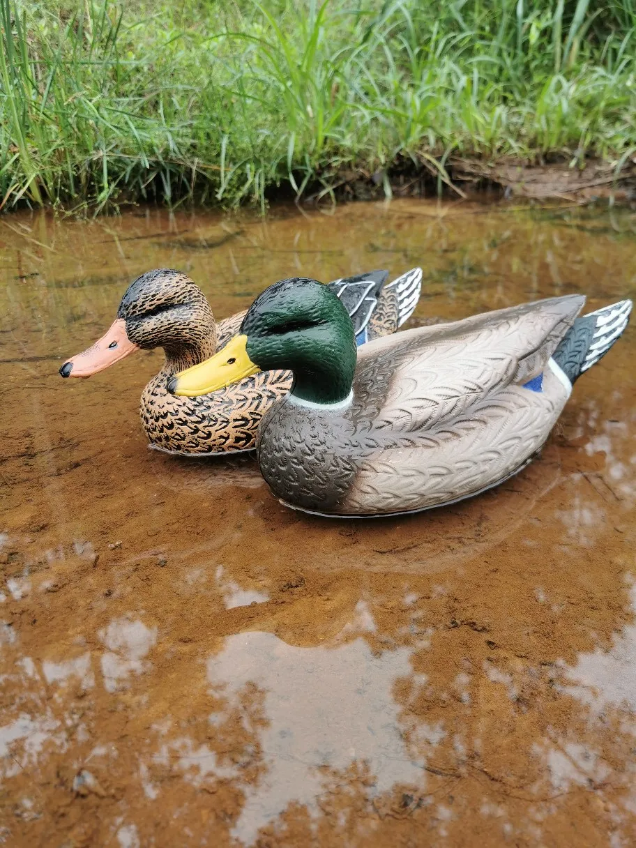 Hunting Decoying Ducks Simulation Duck Green Head Mallard EVA  Duck Decoys For Sale