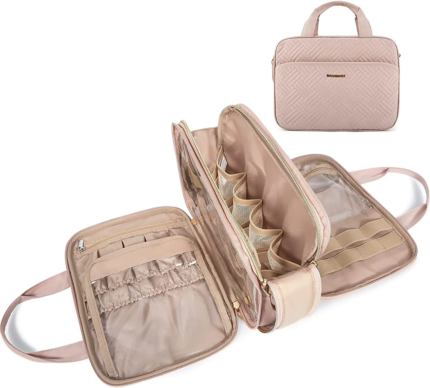 High-capacity Travel Wash Bag Toiletry Waterproof Cosmetic Makeup Bag for Bathroom