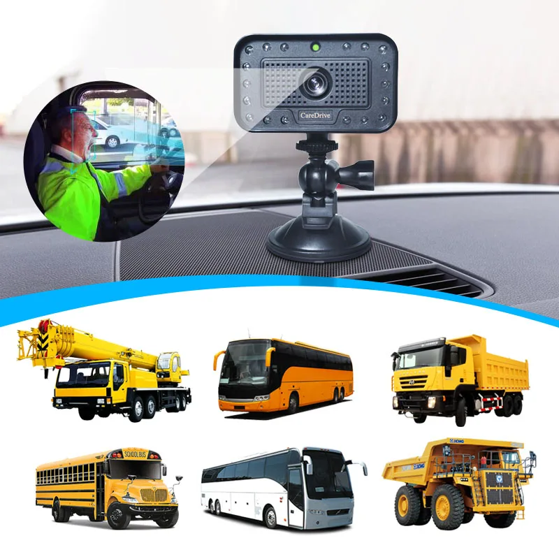 CareDrive MR688B DSM Camera System Driver State Monitor Fatigue Distraction Yawning Alarm with Signal Video Output