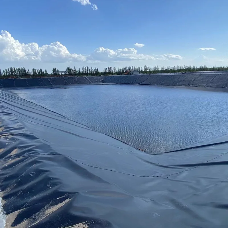 Polyethylene geomembrane material for artificial lake tunnel hydraulic engineering, thin anti-seepage and puncture resistant.