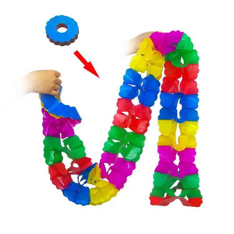 Classic Stage Magic Full Flower Tricks Garland Flower Toy For Kids