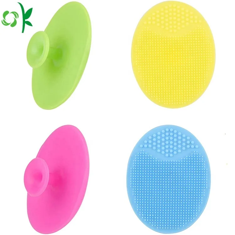  OKSILICONE Мягкая силиконовая Очищающая щетка для лица губка мытья удаление черных точек отшелушивающий скраб