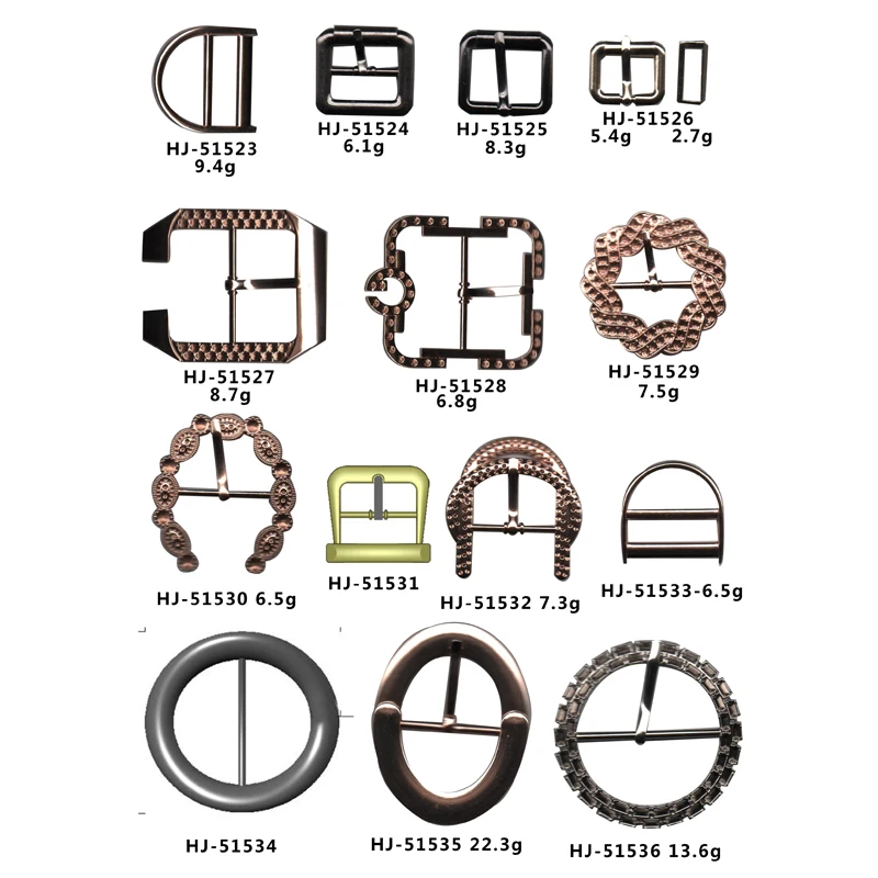 BX  Wholesale Side Release Buckle Metal Metal Ladder Lock Buckle Black Metal Buckle