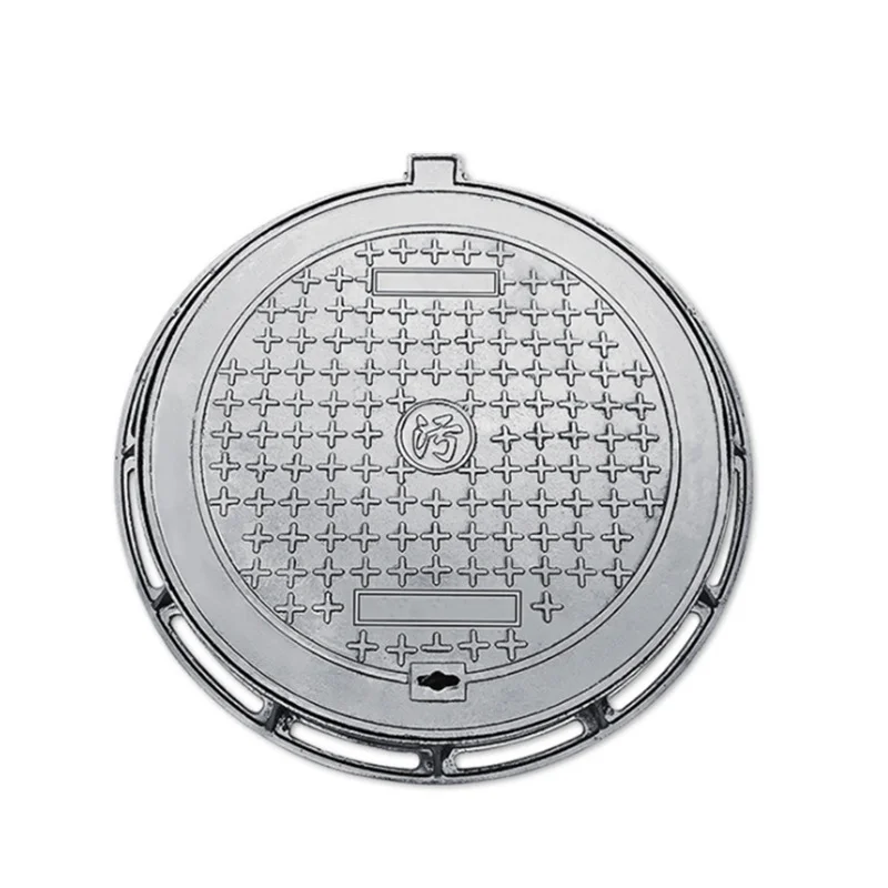 EN124 1994 Anti-settling ductile iron manhole cover heavy duty customizable D400 700*800