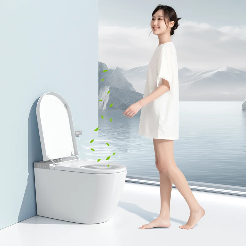 New Design Remote Control UV Self Cleaning Smart Elegant One Piece Toilet  Toilet Italian Design Toilets