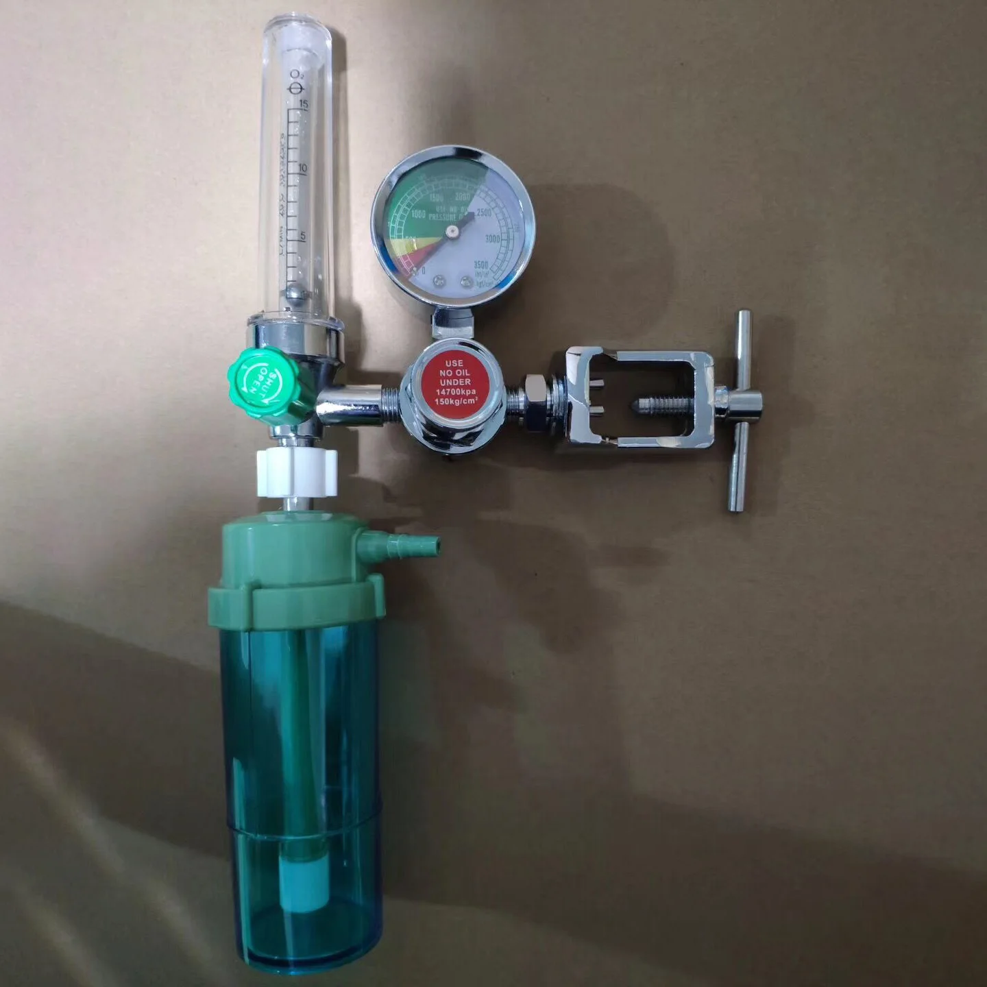 2023 NINGBO KangWei Brass Wholesale Price Manufacturer medical cga870 brass oxygen pressure regulator for oxygen cylinder