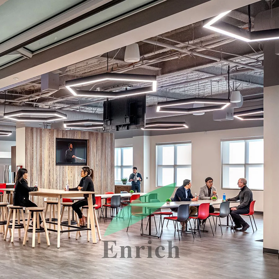 Aluminum Profile Hexagonal LED Linear Light with 600mm 900mm