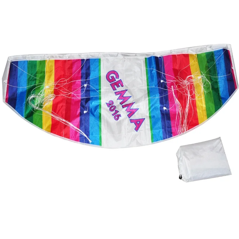 Hot sale Customized dual line parachute  inflatable power kite for advertising