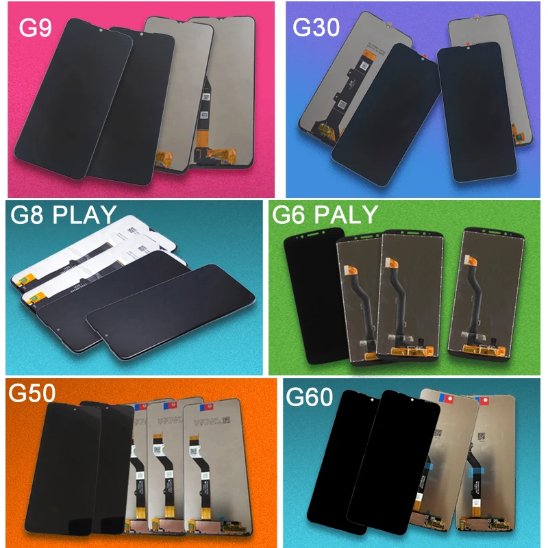 ЖК-дисплей для мобильных телефонов Motorola Moto G Pro G5 G5s G6 G7 Play G8 Power Lite дисплей G9 Plus G10 G20 G22 G30 G31 5G сенсорный экран