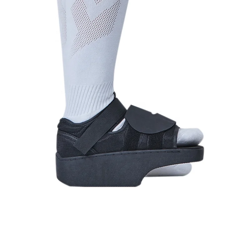 Square Toe Ortho Wedge Healing Shoe for Post-Op Foot Care