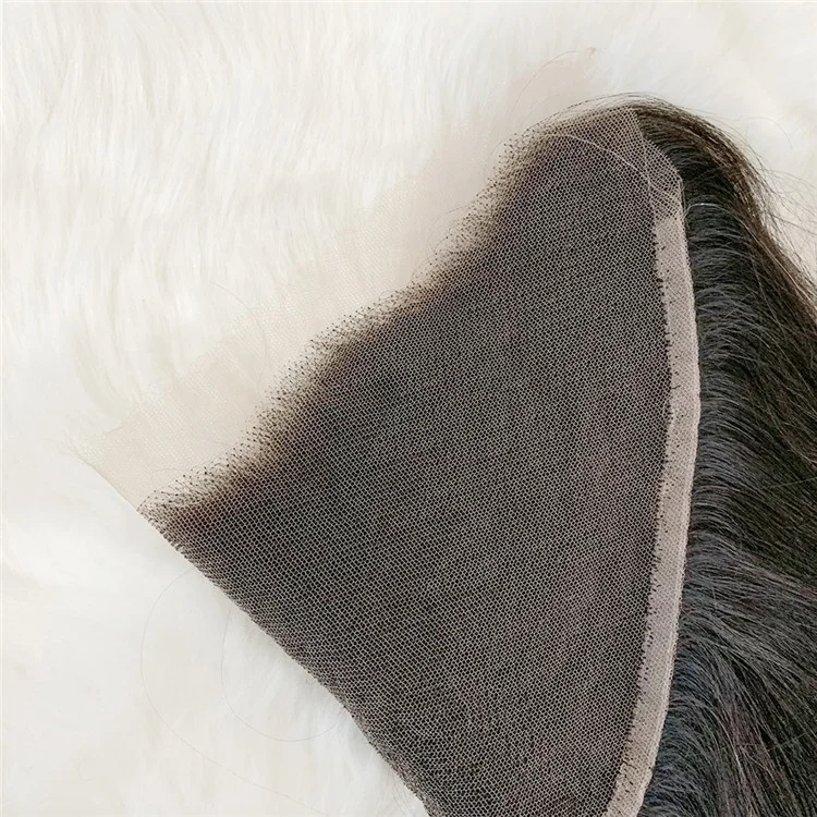13X4 HD Lace Frontal Indian Hair Pre Plucked Ear to Ear HD Lace Big Closure Brazilian Straight Hair Invisible Lace Frontal