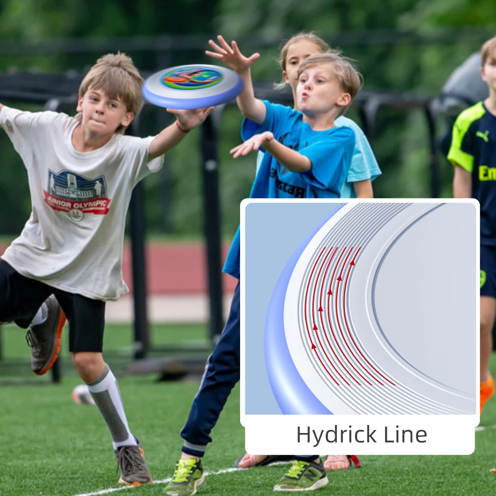 Custom Frisbee Outdoor Kids Adult camping games Summer beach sports toy Frisbee High quality color soft non-slip covering PE for